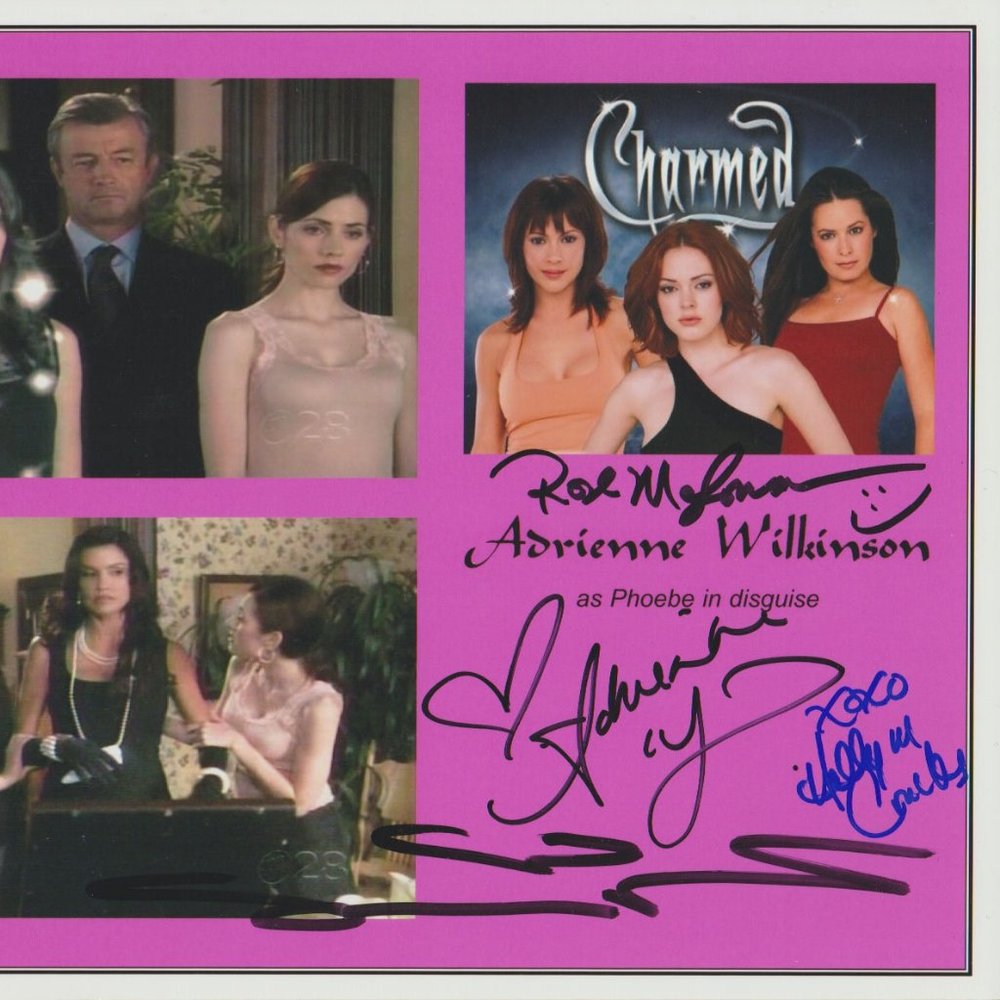 Charmed cast Autograph Set